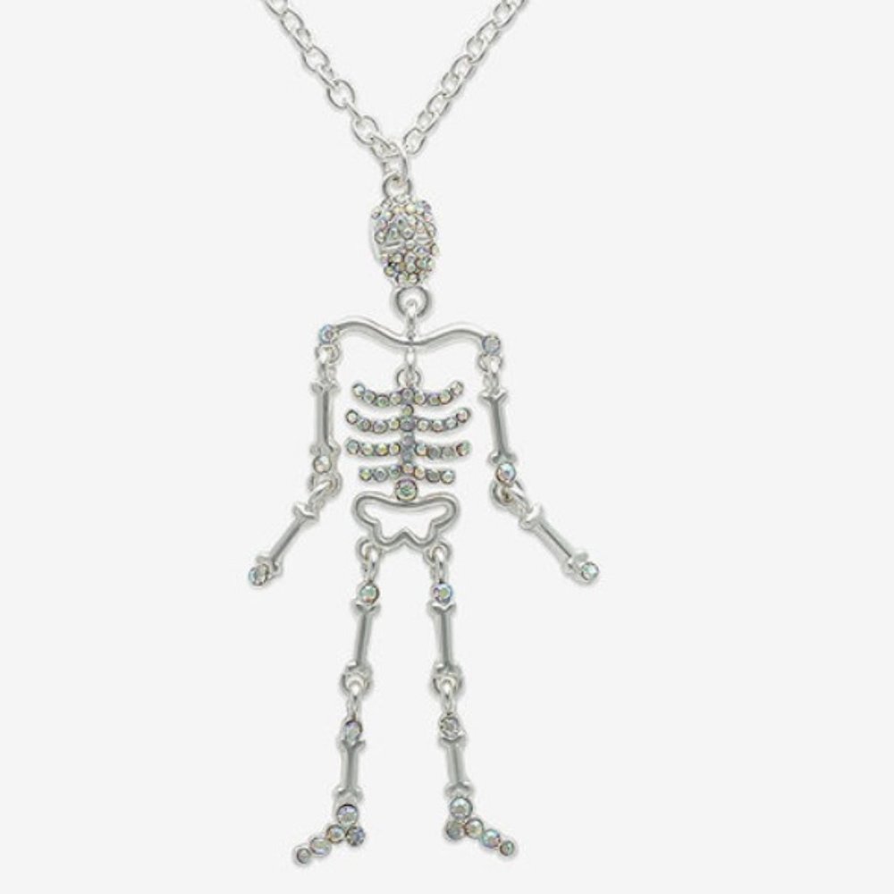 NWT -- Bijoux Bar Skeleton 24" Pendant Necklace